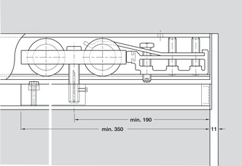 Hawa Junior 160B Fitting Set 1Dr - view 5