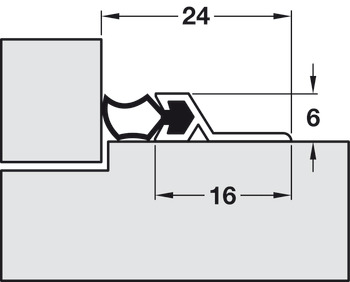 SDS Door Seal Set 5180mm Mill - view 2