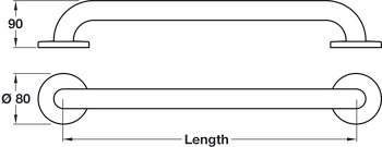 Nyma Care D32x300mm Grb Rail Str PSS - view 2
