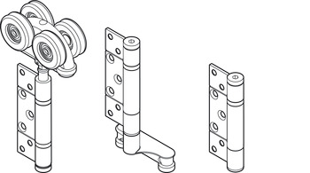 HafeleFld 100 Inter Hanger Set 316 GSS