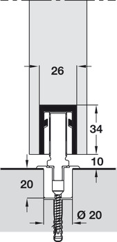 Hawa Variofold 80H Fitting Set 1 - view 5