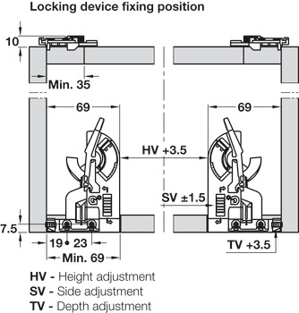 Dynapro Fnt Depth Adj Device RH 200pc - view 3