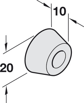 Hawa Junior 40/80/120/160GP Rub.Buffer - view 2