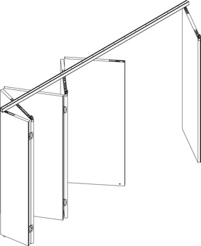 Hawa Centrefold 80H Fitting Set - Set 1 - view 4