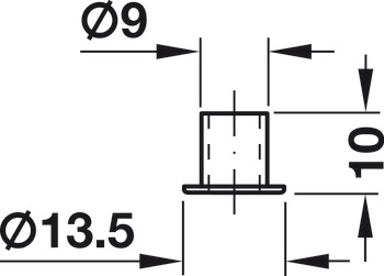Locking Socket Brass MNP for PushButtons - view 2