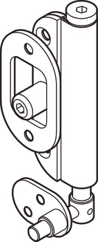 HafeleFld 100U Inter Pivot Hinge 316 SSS