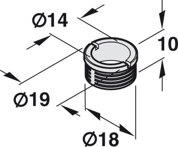 Startec Budget Lock - Sleeve Recess Mnt - view 3