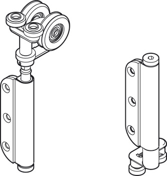 HafeleFld 100U End Hanger Std Set LH SSS