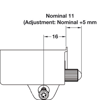 Adj Soft Close f 110D Hinged Dr 1=5pcs - view 3