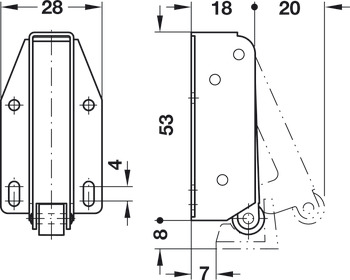 Spring Catch Quick Automatic Plastic/Steel B.Glv - view 2