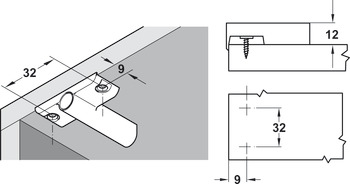 Hafele Cruciform Adapt with Position Aid - view 2