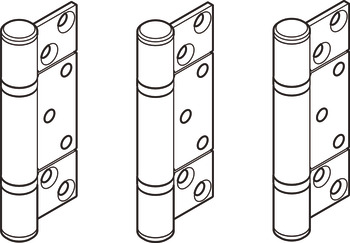 HafeleFld 100U Hinge Set Inward 316 GSS