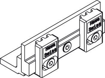 Hawa Symmetric 80 FitSet 2 Bi-Fold Door - view 3