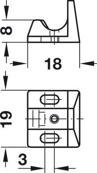 Spring Catch Quick Automatic Plastic/Steel B.Glv - view 3