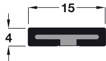Intumes Strip FD30 2100x15x4mm Wht - view 2