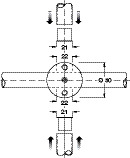 PBA Cub/Brd Cross Connector 303 SSS - view 2
