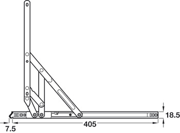 Egress/Easy Clean Friction Hinge Side - view 3
