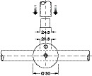 PBA Cub/Gls 316L Tee Piece SSS - view 2