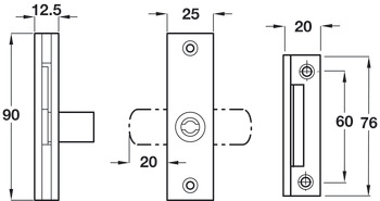 Captive Key Rim Budget Lock SZP - view 2