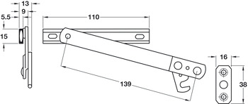 Concealed Releaseable Restrictor Stainless Steel Self - view 2