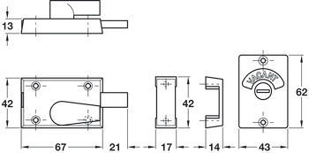 Indicator Bolt Surface Throw Over Stainless Steel PSS - view 2