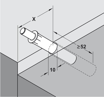 Hafele Soft Close Mechanism LD Plastic Grey - view 5