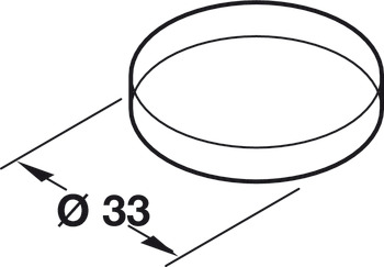 Protective Cap D33mm Press Plastic Trans - view 2