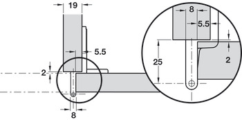 Aximat 300 240D Hinge SP Arm Qck - view 3