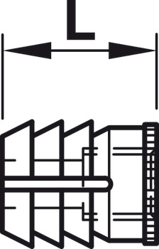 Glue-In Sleeve M4 D8x8mm Plastic - view 3