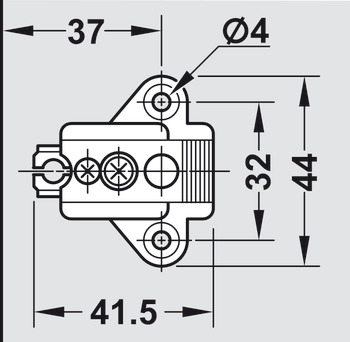 M.Plt Cruci Sld Side+Ht Adj for 32720000 - view 3
