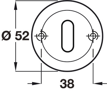 Space Escutcheons Std KW 304 PSSS - view 2
