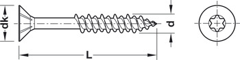 Hospa Jet Screw Prt Countersunk TS15 D3.0x25mm Glv - view 2