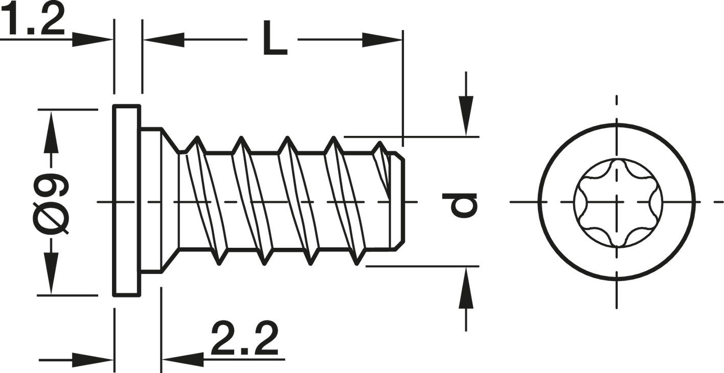 Varianta screw TS gal.5-16.0mm - view 3