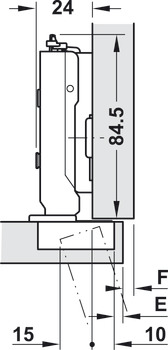 Tiomos 110D Hinge Clk FO SF wo SC NP - view 3