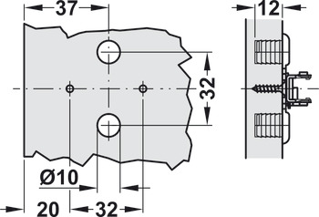Tiomos 0mm M.Plt Clk 4prt Cruci DF NP - view 3
