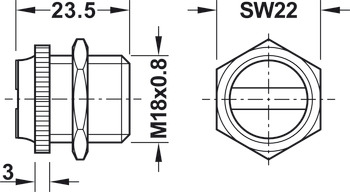 Magnetic Catch for Box Frm 7kg Metal/Steel - view 2