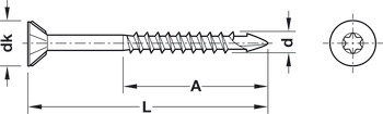 Spax MDF Screw Prt Countersunk TS20 D4.5x45mm Wrx - view 2