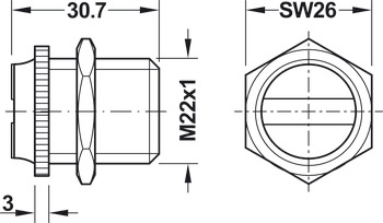 Magnetic Catch for Box Frm 7kg Metal/Steel - view 5