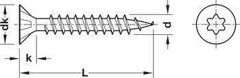 Spax Screw Ful Countersunk TS20 D3.5x30mm Wrx 200 - view 2
