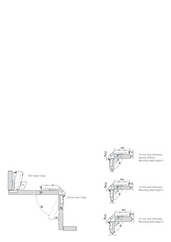 Tiomos PCC Pie Cut Crn Hinge Clk wo SC - view 5