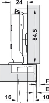 Tiomos 95D Hinge Clk FO DF w SC NP - view 3