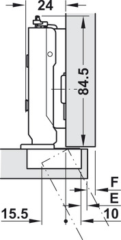 Tiomos 120D Hinge Clk FO SF wo SC NP - view 3