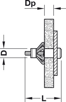 Fischer HM5 Metal Cavity Fixing D10x37mm - view 2