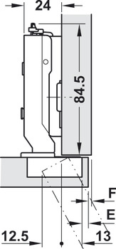 Tiomos 120D Hinge Clk FO+ SF wo SC NP - view 3