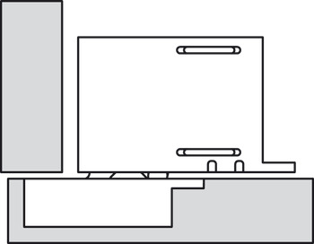Tiomos H AL Hidden Hinge Set Zinc Alloy NP - view 2