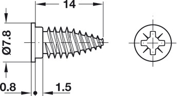 Varianta HC Screw Cyl D3.0x14mm Galvanised - view 4