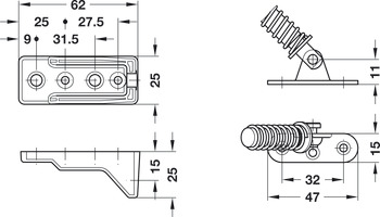 Flap-Ex Flap Hinge - view 3