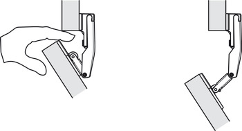 Connecting Hinge Chipboard Screw Zinc Alloy NP - view 3
