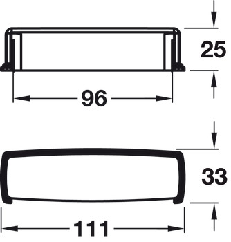 Kane Cup Handle Zinc Alloy Oil Rub Brz 96mm Fixing Centres - view 4