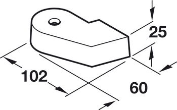 Geze Cover Caps LH SSS for 932.10.200 - view 2